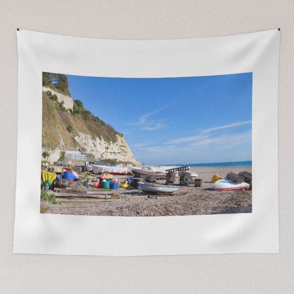 Item preview, Fishing Gear on the beach at Beer Devon designed and sold by Dorset Girl.