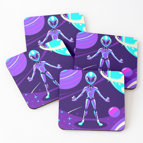 Item preview, Alien UFO Cosmic Adventures Exploring Universe Vibrant Wonders designed and sold by ART ATTACK ZONE.