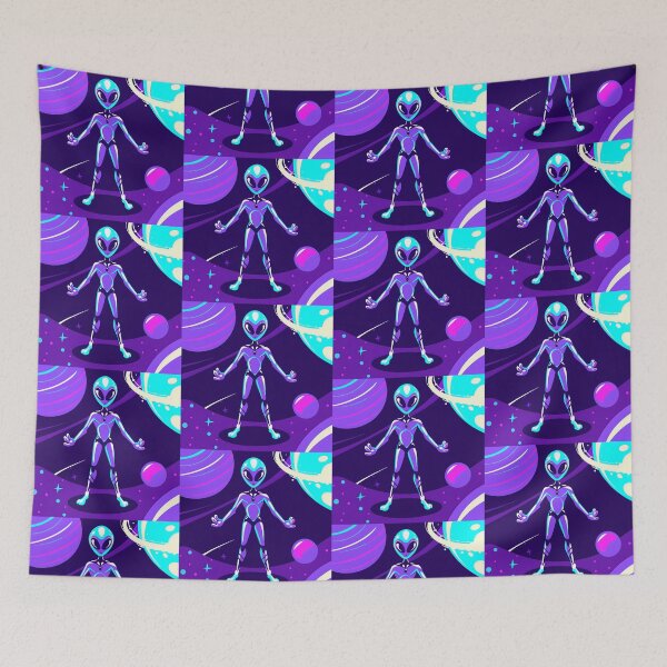 Item preview, Alien UFO Cosmic Adventures Exploring Universe Vibrant Wonders designed and sold by ART ATTACK ZONE.