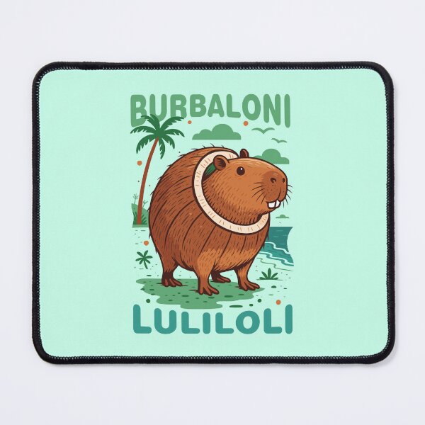 Item preview, Burbaloni Luliloli Capybara Italian Brainrot Memes designed and sold by Sitchko.