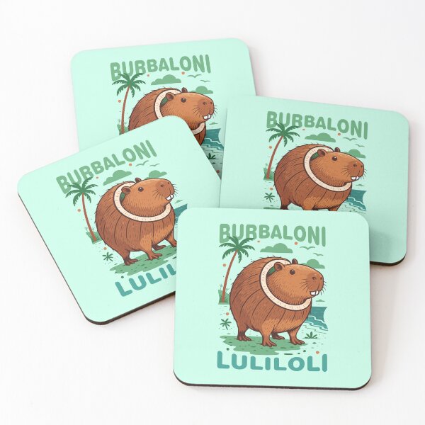 Item preview, Burbaloni Luliloli Capybara Italian Brainrot Memes designed and sold by Sitchko.