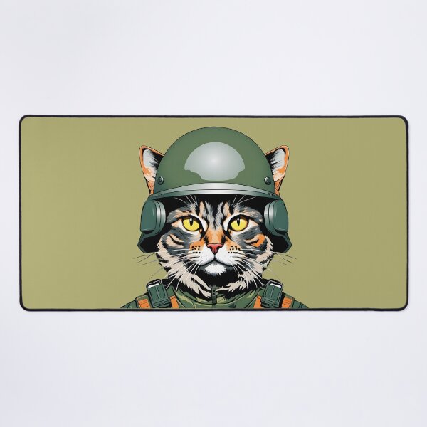 Item preview, Military cat designed and sold by PrintLabStudio.