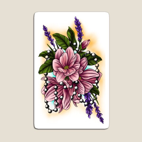 Sugar, Sugar Magnolia Magnet