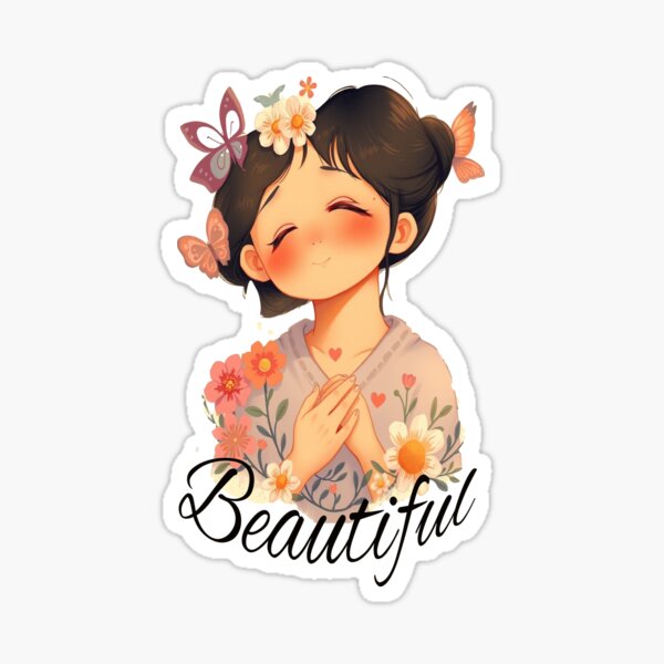 Item preview, Beautiful Girl designed and sold by CroweZ Art.