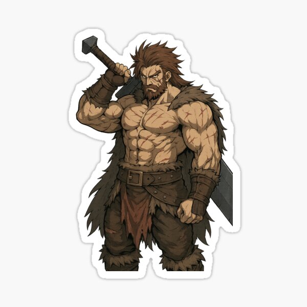 Aperçu de l'œuvre Le dernier berserker créée et vendue par RixxaeInk.