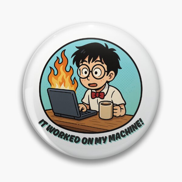 Item preview, It worked on my machine ghibli designed and sold by SoftwareStickers.