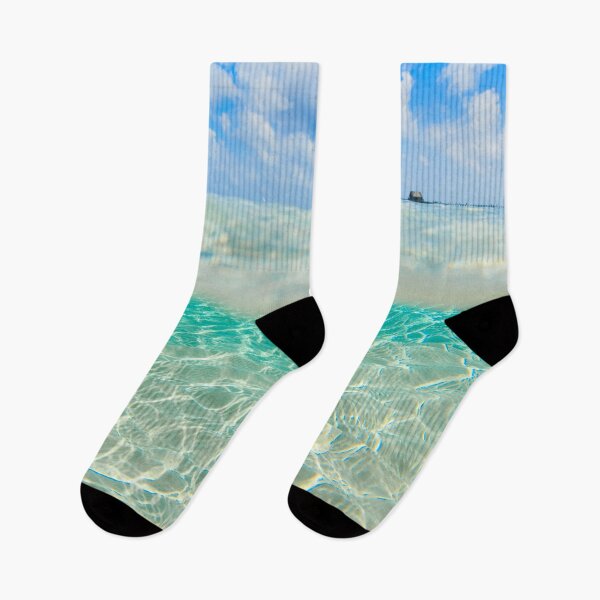 Item preview, Clear Sea and Sky with Inspirational Quote – Peaceful Beach Design for Nature Lovers and Truth Seekers | AI Artwork designed and sold by knalpot-design.