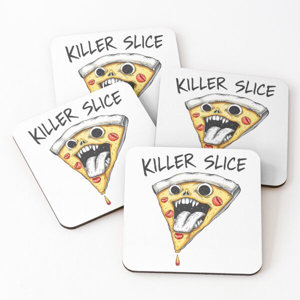 Item preview, Horror Scary Pizza T-shirt Killer Slice Pizza designed and sold by Rune-Designs.