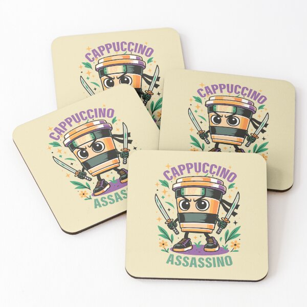 Item preview, Cappuccino Assassino Italian Brainrot Memes designed and sold by Sitchko.
