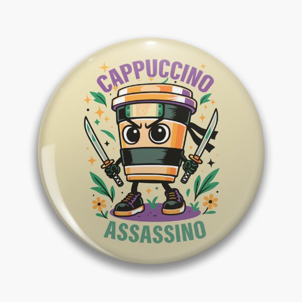 Item preview, Cappuccino Assassino Italian Brainrot Memes designed and sold by Sitchko.
