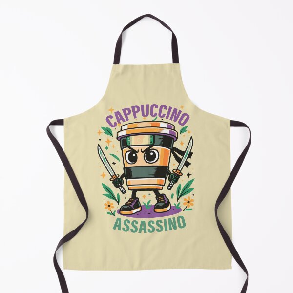 Item preview, Cappuccino Assassino Italian Brainrot Memes designed and sold by Sitchko.
