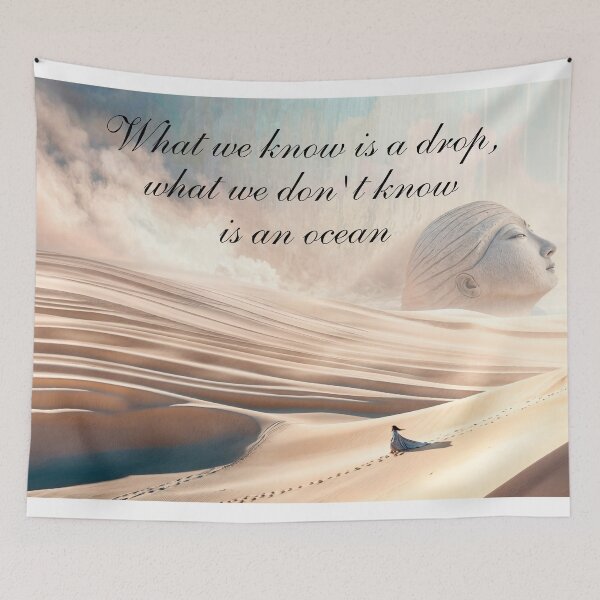 Item preview, Desert and inspired quote designed and sold by EchoOfSilence.