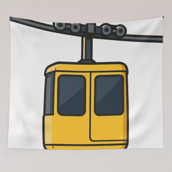 Item preview, Aerial Tramway Emoji Meme designed and sold by Meme Plug.
