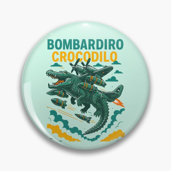 Item preview, Bombardiro Crocodilo Italian Brainrot Memes designed and sold by Sitchko.