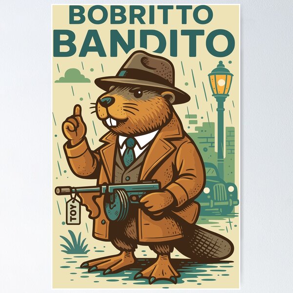 Item preview, Bobrito Bandito Italian Brainrot Memes designed and sold by Sitchko.