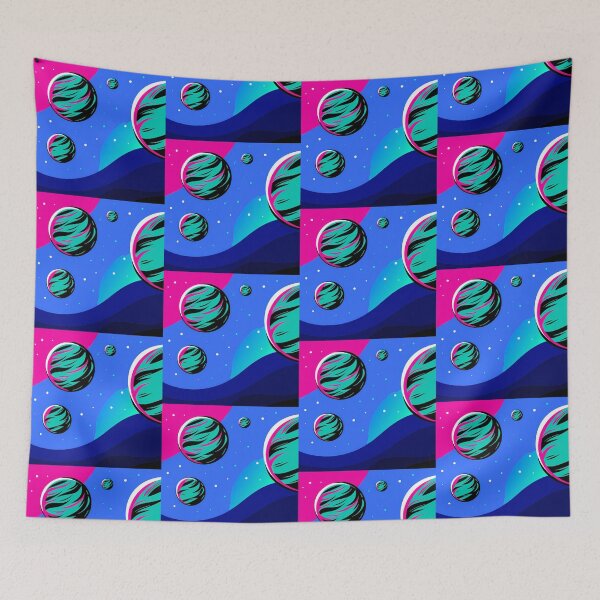 Item preview, Congratulations Flag Neon Colors Art Explorations Surreal Landscapes designed and sold by ART ATTACK ZONE.