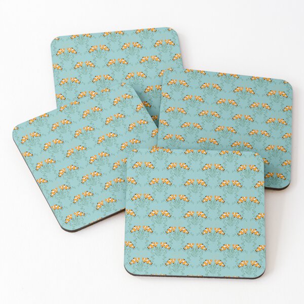 Item preview, Clownfish Duets in Heartfelt Currents   designed and sold by SheilaMcDowell Design.