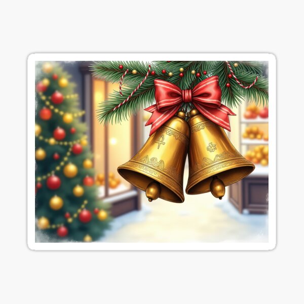 Item preview, Golden Christmas Bells  designed and sold by JT Lewis Photos.