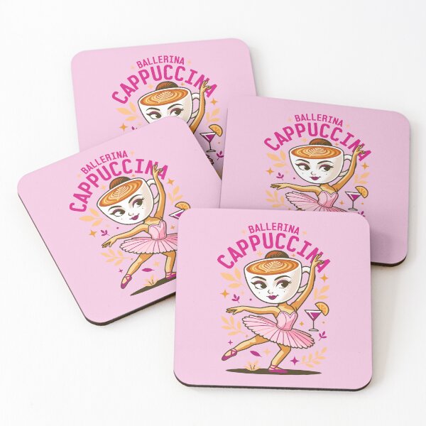 Item preview, Ballerina Cappuccina Italian Brainrot Memes designed and sold by Sitchko.