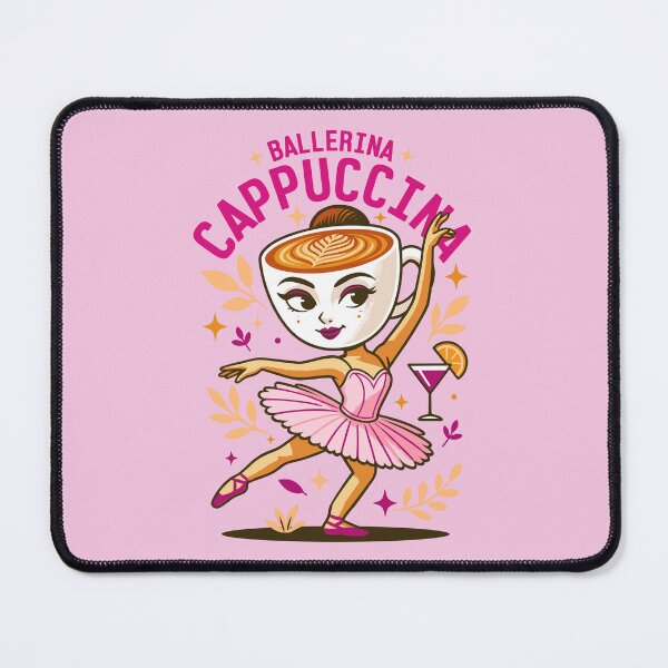 Item preview, Ballerina Cappuccina Italian Brainrot Memes designed and sold by Sitchko.