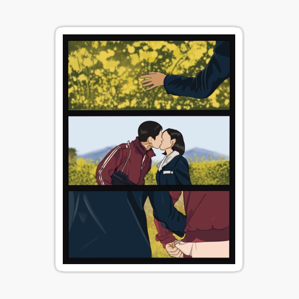 Aperçu de l'œuvre Impression artistique « Quand la vie vous offre des mandarines » | Collage romantique IU créée et vendue par SheetalStudios .
