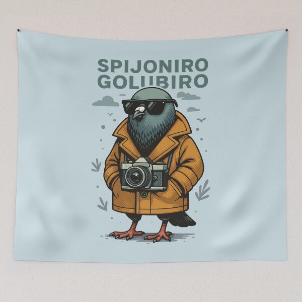 Item preview, Spijuniro Golubiro Italian Brainrot Memes designed and sold by Sitchko.