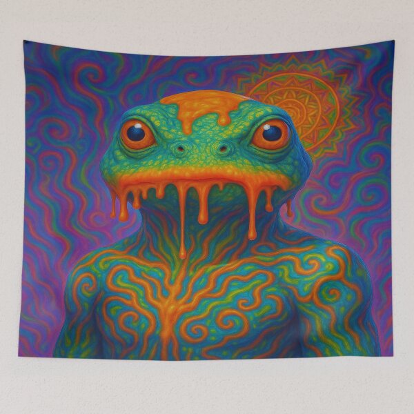 Item preview, Veil Splitter | Melting Psychedelic Mutant with Neon Vision designed and sold by buzzprints1234.