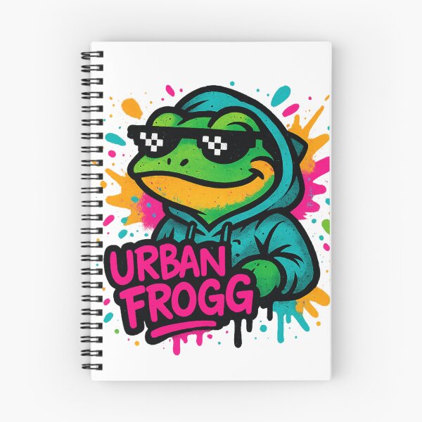 Item preview, Urban Frogg – Cool Graffiti Frog in Pixel Sunglasses designed and sold by VIBE CRAFT STUDIO.