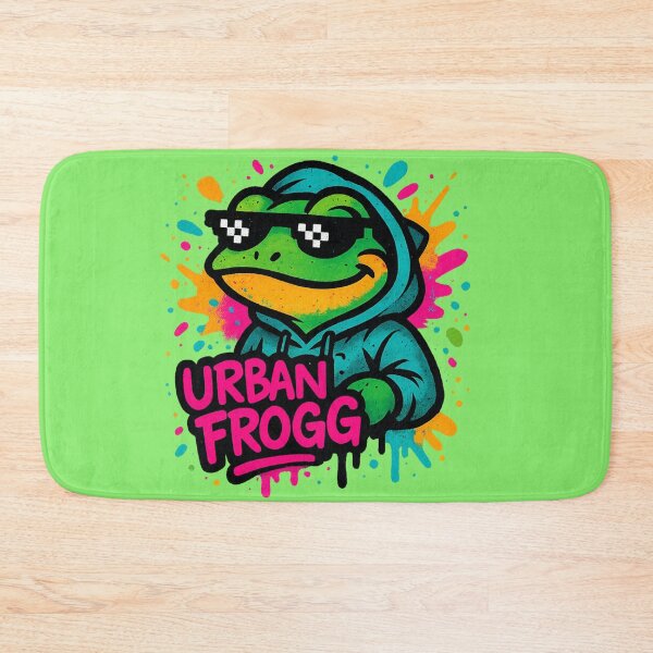 Item preview, Urban Frogg – Cool Graffiti Frog in Pixel Sunglasses designed and sold by VIBE CRAFT STUDIO.
