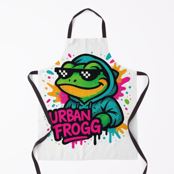 Item preview, Urban Frogg – Cool Graffiti Frog in Pixel Sunglasses designed and sold by VIBE CRAFT STUDIO.