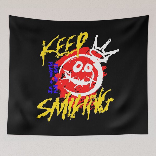 Item preview, Keep smiling in a world full of shit  designed and sold by ReneMM.