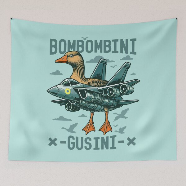Item preview, Bombombini Gusini Italian Brainrot Memes designed and sold by Sitchko.