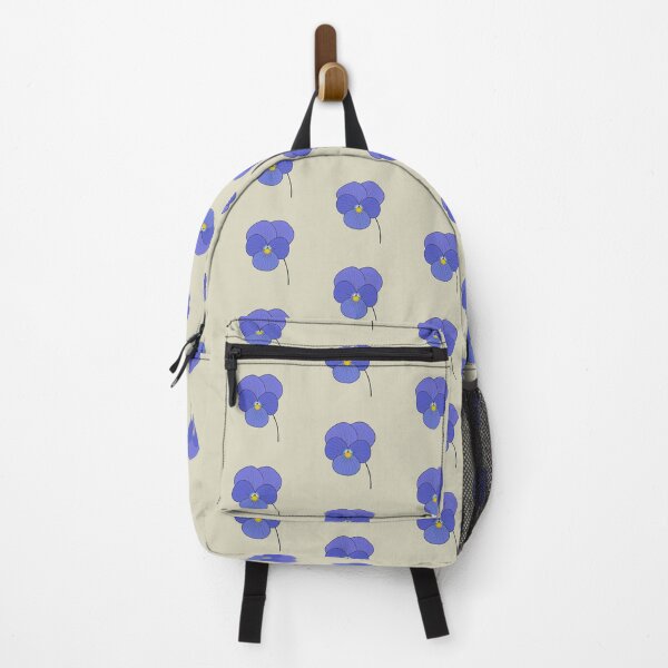Item preview, Elegant Blue Pansy Flower – Minimalist Botanical Sticker designed and sold by Pacika.