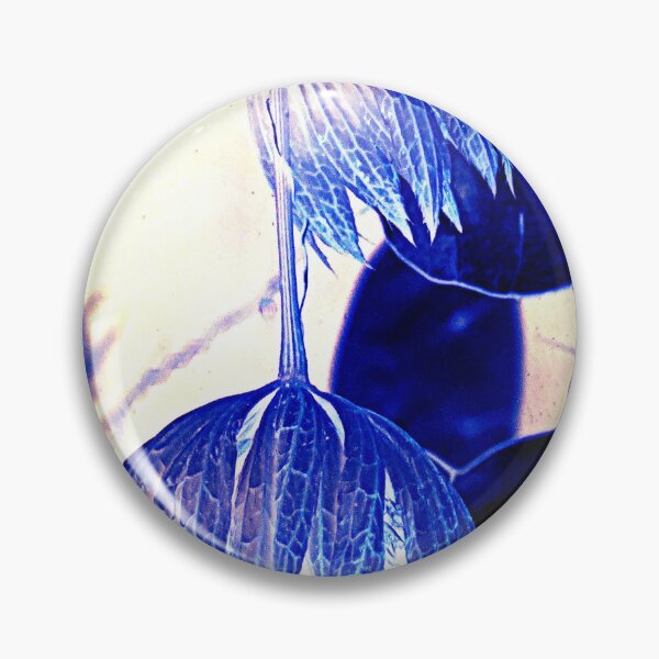 Item preview, Blue highlighted flowers designed and sold by jeffborrer.