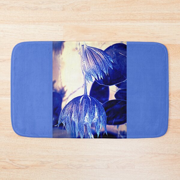 Item preview, Blue highlighted flowers designed and sold by jeffborrer.