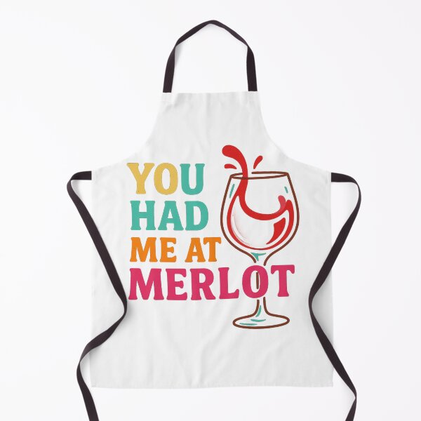 Item preview, You Had Me at Merlot – Splashy Wine Lover T-Shirt Design designed and sold by LuckyFoxMerch.