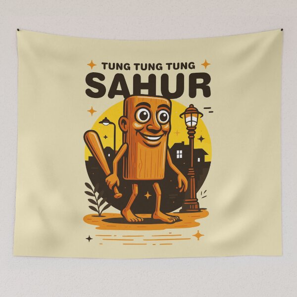 Item preview, Tung Tung Tung Sahur Italian Brainrot Memes designed and sold by Sitchko.