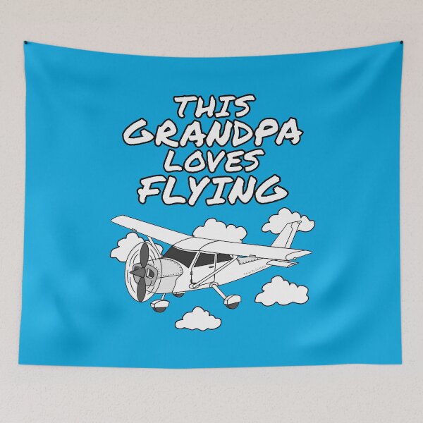 Item preview, This Grandpa Loves Flying, Plane Pilot Aviation Enthusiast designed and sold by doodlerob.