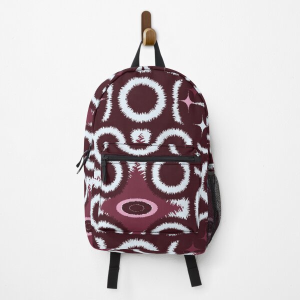 Item preview, Mulberry and soft pink tones define tribal design geometric designed and sold by zephstudoartist.