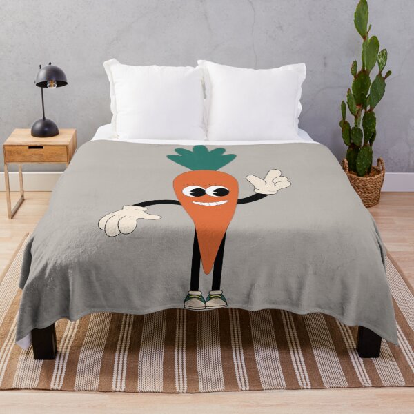Item preview, Flat Design Illustration with Character Fun and Carrot designed and sold by AlginaPugachova.