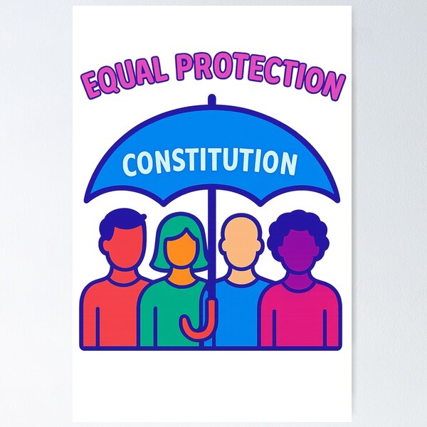 Item preview, Equal Protection Under the Constitution designed and sold by Content by Steph.