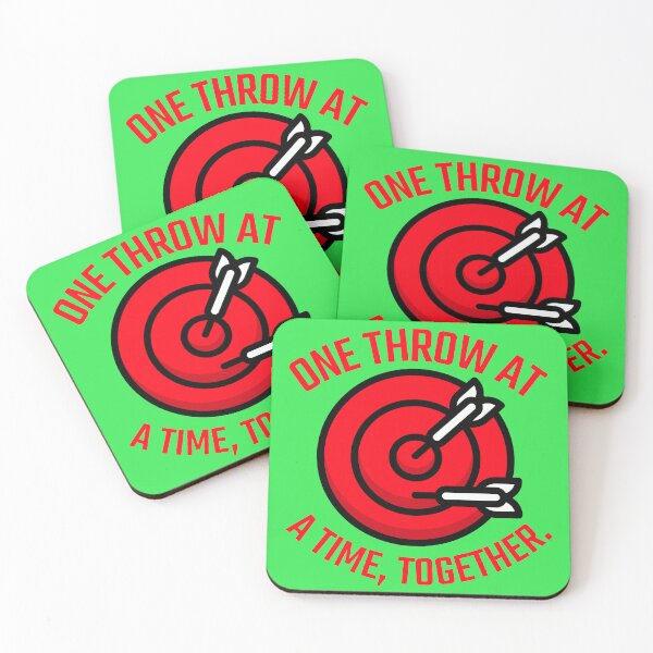 Item preview, One throw at a time, together. designed and sold by Snarkers Promotions .