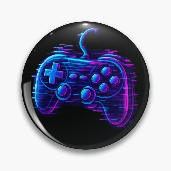Item preview, Glitch Retro Gamepad – Vaporwave Controller Art designed and sold by gocha13.
