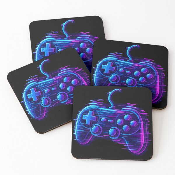 Item preview, Glitch Retro Gamepad – Vaporwave Controller Art designed and sold by Design_Your_Day.
