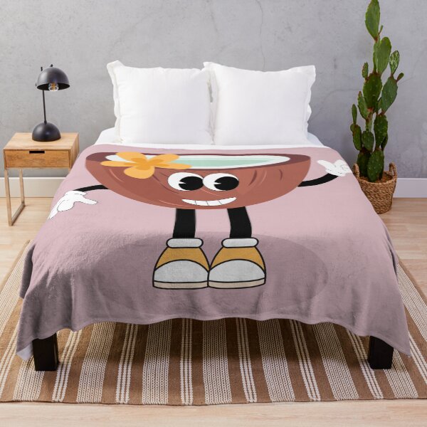 Item preview, Flat Design Illustration with Character Fun Coconut Drink designed and sold by AlginaPugachova.