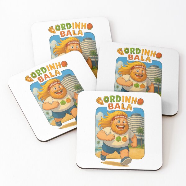 Item preview, Gordinho Bala correndo na praia com humor designed and sold by rocknrollstyles.