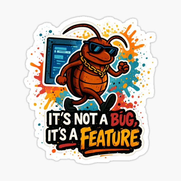 Item preview, Swagger Bug: It’s Not a Bug, It’s a Feature designed and sold by SoftwareStickers.