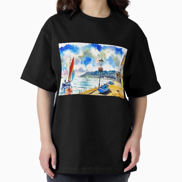Vista previa del artículo con la obra «Bayards Cove (Acuarela + IA)», diseñado y vendido por artsmeow.