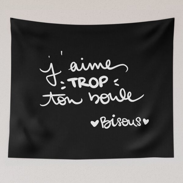 Item preview, I love your kisses too much designed and sold by Le Bureau des Rêves by Lafillequirevaittrop.