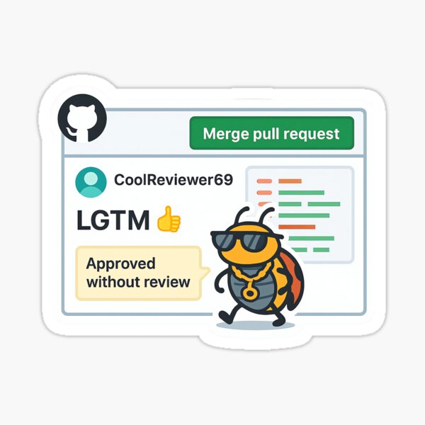 Artikel-Vorschau von LGTM-geprüft, designt und verkauft von SoftwareStickers.